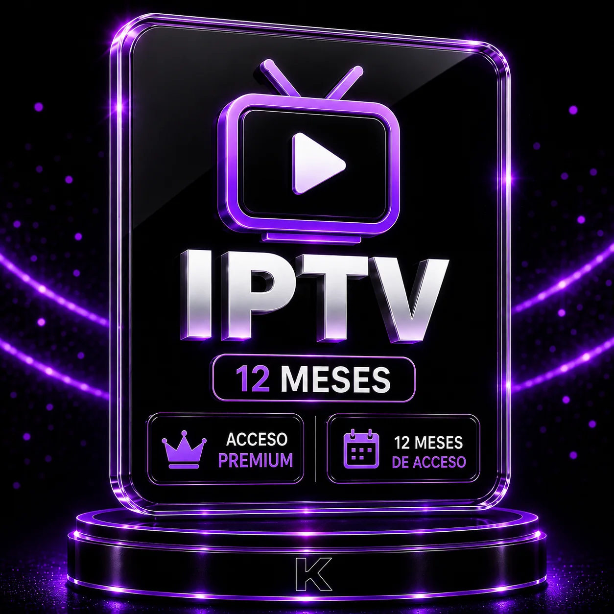 IPTV PANTALLA 12 MESES