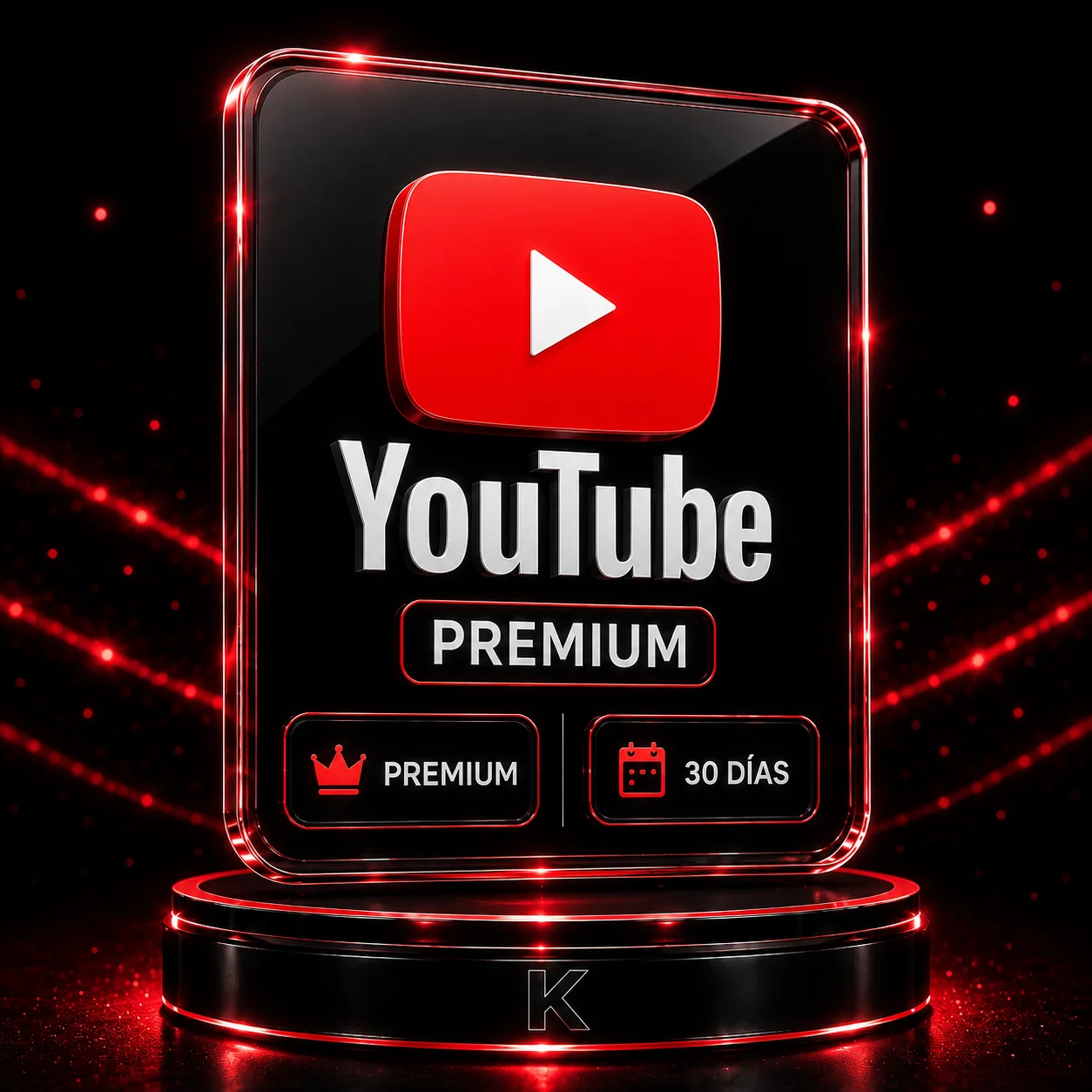 YOUTUBE PREMIUM 1 MES
