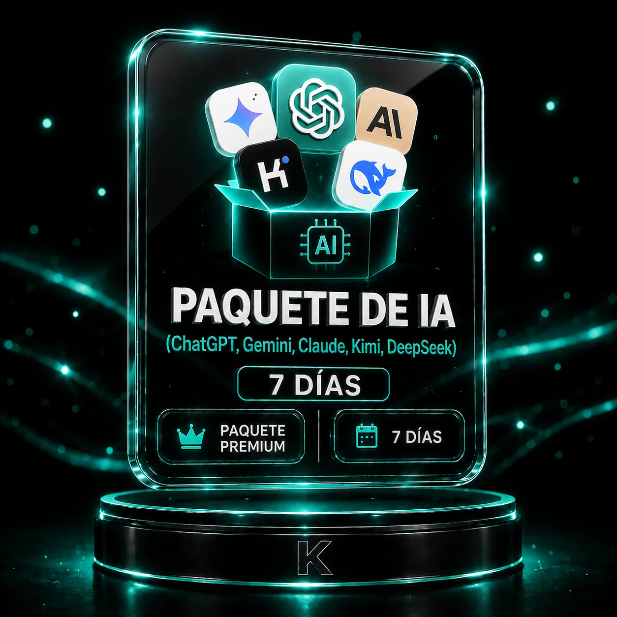 PAQUETE DE IA 7 DIAS (ACTIVACIÓN A TU CORREO)
