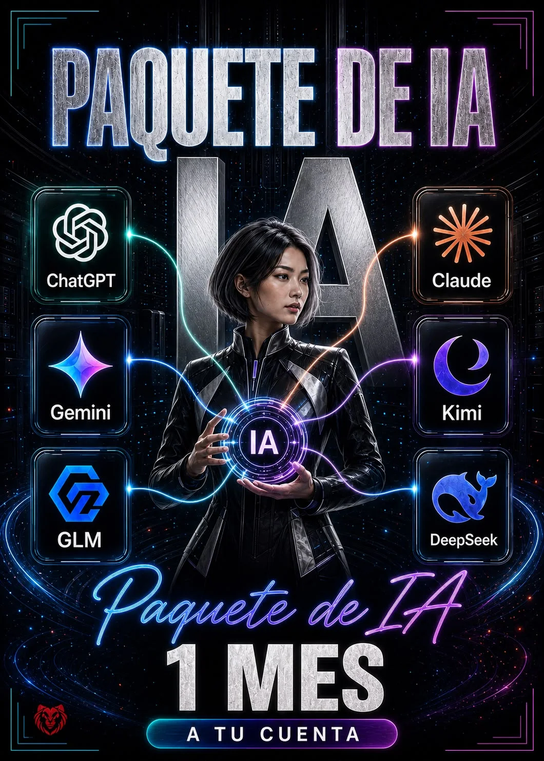 PAQUETE DE IA 1 MES (A TU CORREO)