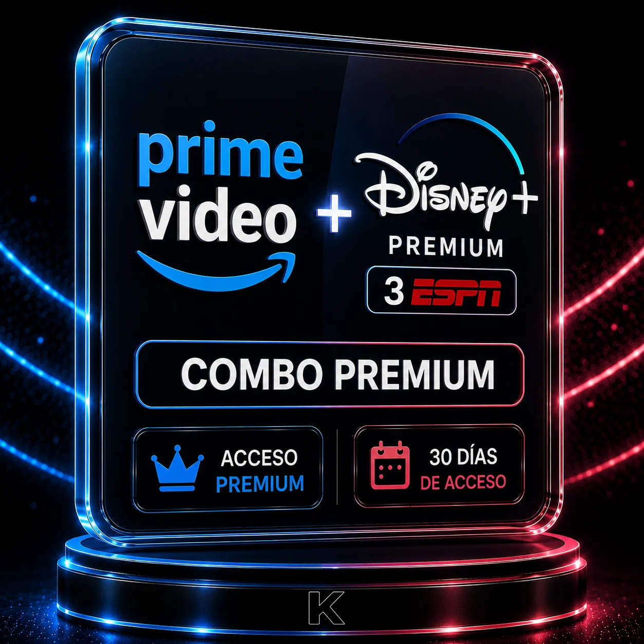 zCombo Prime Video + Disney Premium