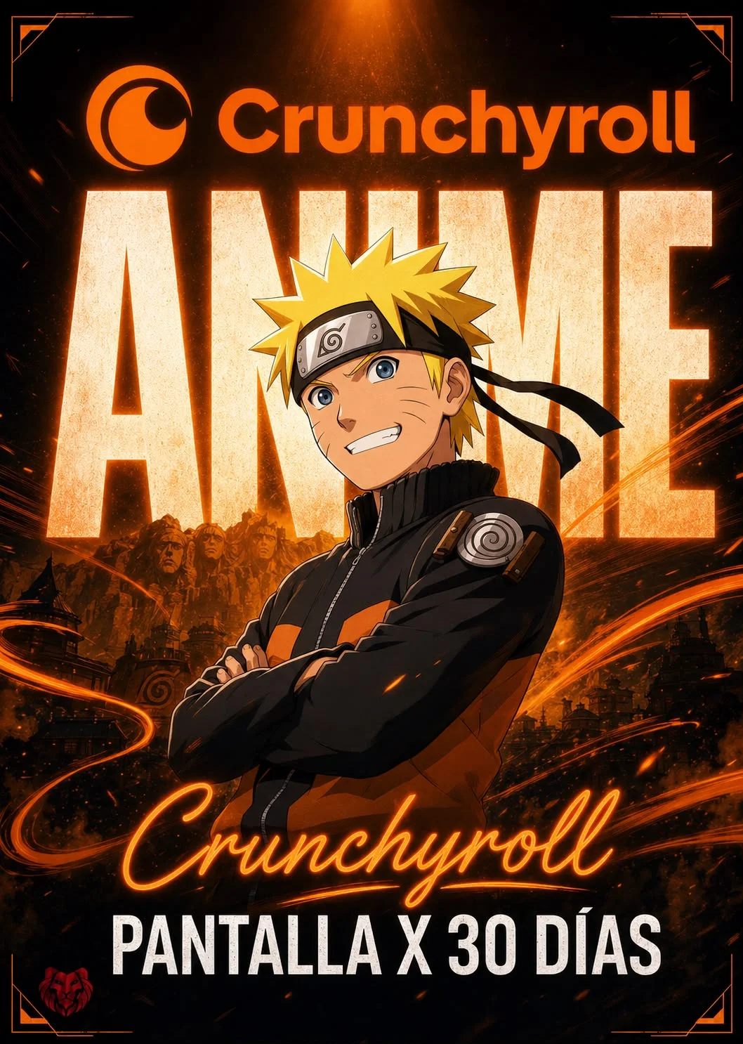 CRUNCHYROLL PANTALLA 30 DIAS